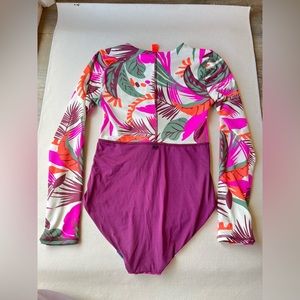 Maaji Tiki Island Girls reversible one peice size 12